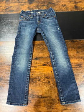 True Religion Girls Bootcut Jeans Dark Wash Girls Size 6